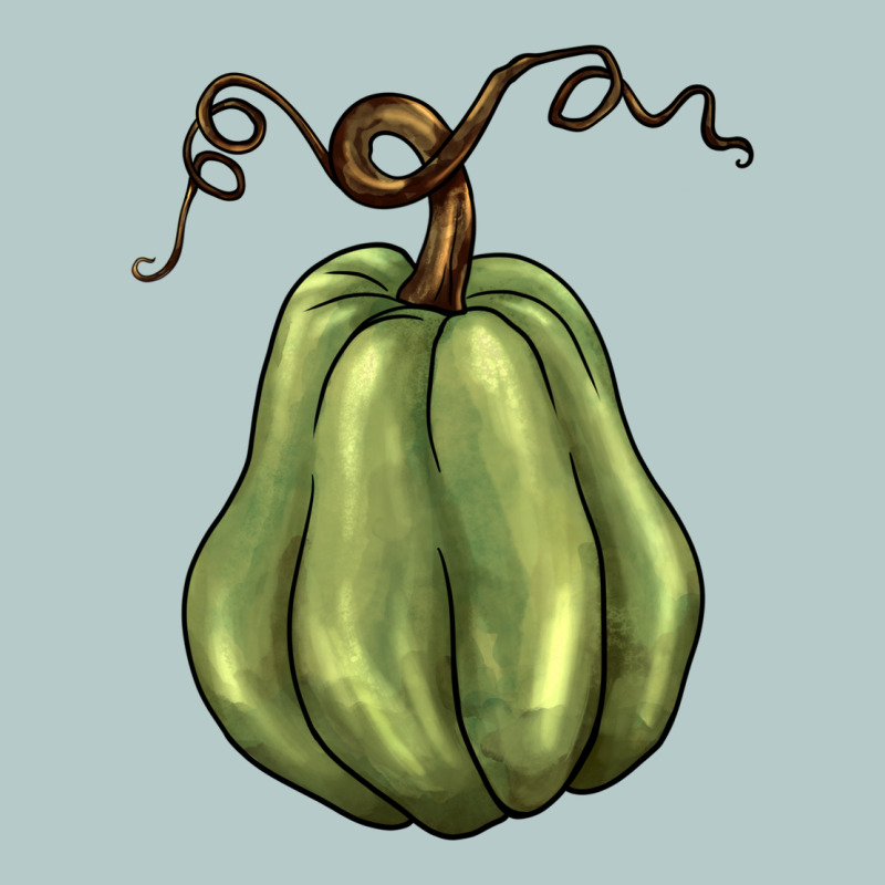 Gourd Green Pumpkin Heavy Core Tee by BarkalooDesign | Teevron