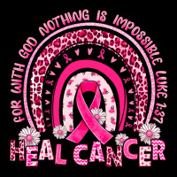Heal Cancer Rainbow Heavy Core Tee | Teevron