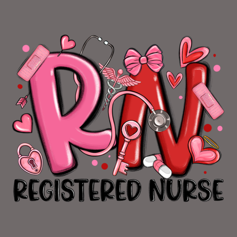 Rn Registered Nurse Valentines Day Urban Heavy Tee by MaliasSmallBusiness | Teevron