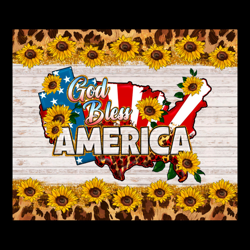 God Bless America Ladies Tee by HRA Design Shop | Teevron