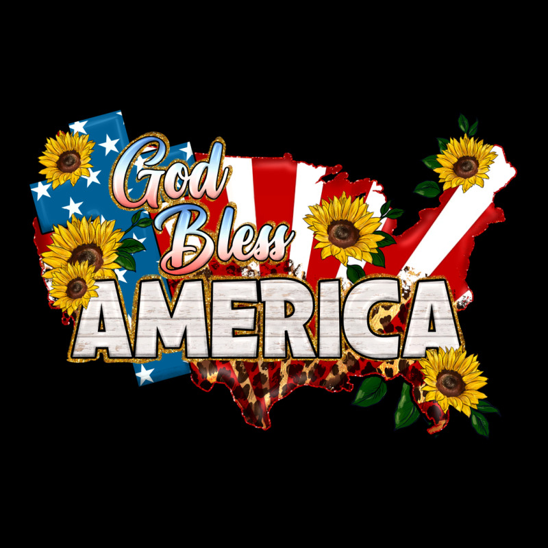 God Bless America Ladies Tee by HRA Design Shop | Teevron