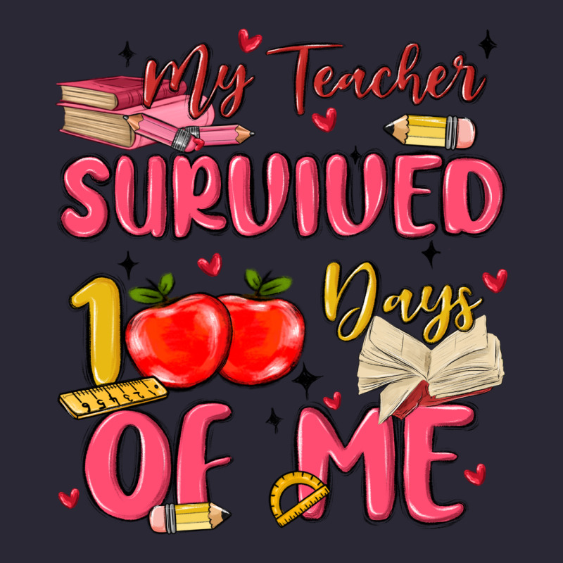 My Teacher Survived 100 Days Of Me Vintage Tee by MaliasSmallBusiness | Teevron