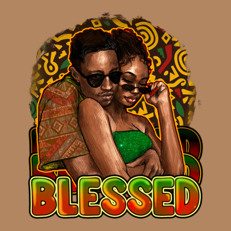 Black Couple Blessed Long Sleeve Tee by NancyCooperArtShop | Teevron