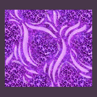 Purple Glitter With Leopard Pattern Heavyweight Hoodie | Teevron