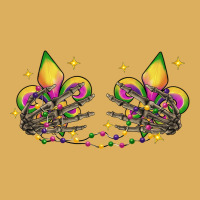 Skeleton Hands Mardi Gras Premium Hoodie | Teevron