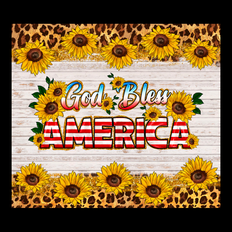 God Bless America Tumbler Ladies Tee by HRA Design Shop | Teevron