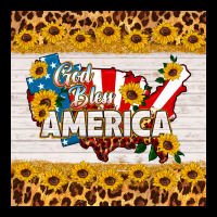 God Bless America Square Coaster Ladies Tee | Teevron