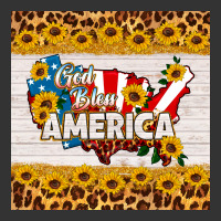 god bless america square coaster | Teevron