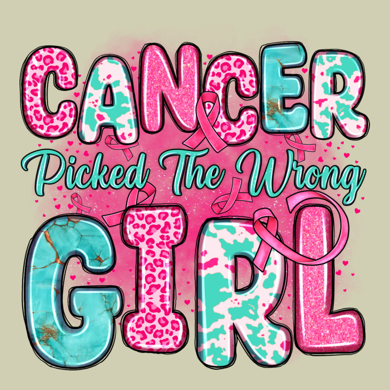 Cancer Picked The Wrong Girl Heavy Core Tee by JahusDesignShop | Teevron