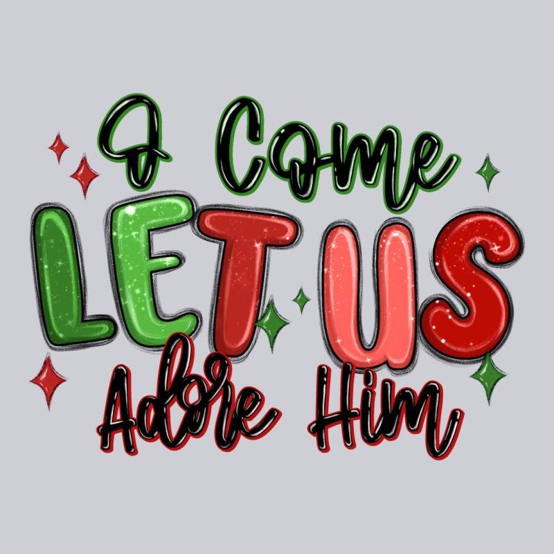O Come Let Us Adore Him Christmas Heavyweight Sweatshirt by MaliasSmallBusiness | Teevron