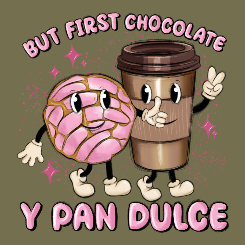 But First Chocolate Y Pan Dulce Vintage Hoodie by MaliasSmallBusiness | Teevron
