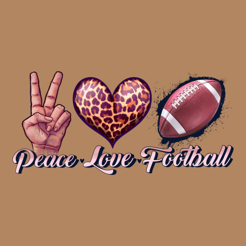 Peace Love Football Long Sleeve Tee by JahusDesignShop | Teevron