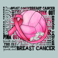 Breast Cancer Volleyball Heavy Core Tee | Teevron