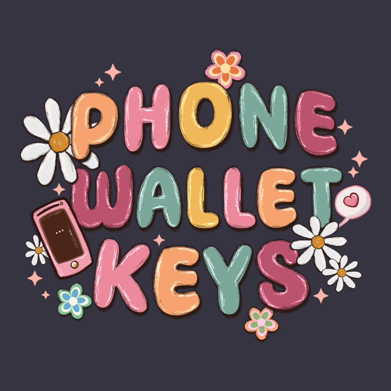 Phone Wallet Keys Vintage Hoodie by MaliasSmallBusiness | Teevron