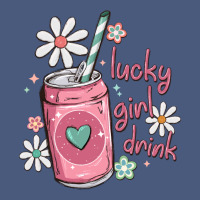 Lucky Girl Drink Vintage Hoodie | Teevron