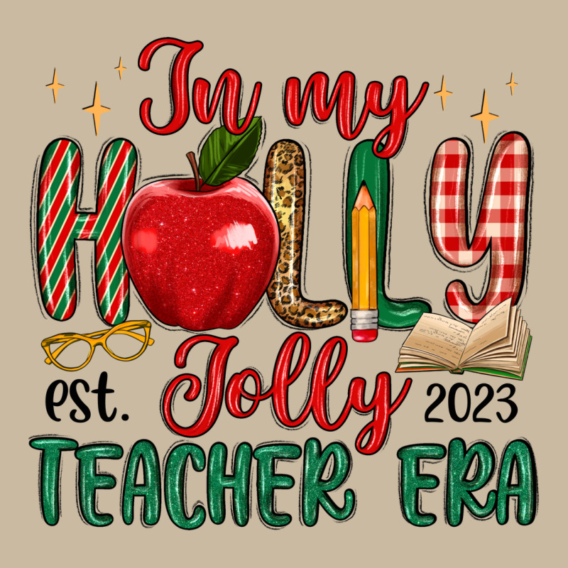 In My Holly Jolly Teacher Era Long Sleeve Tee by MaliasSmallBusiness | Teevron