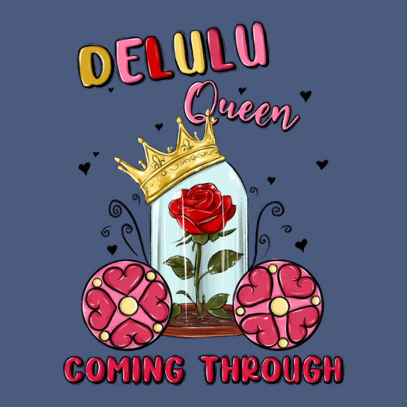 Delulu Queen Coming Through Vintage Hoodie by MaliasSmallBusiness | Teevron