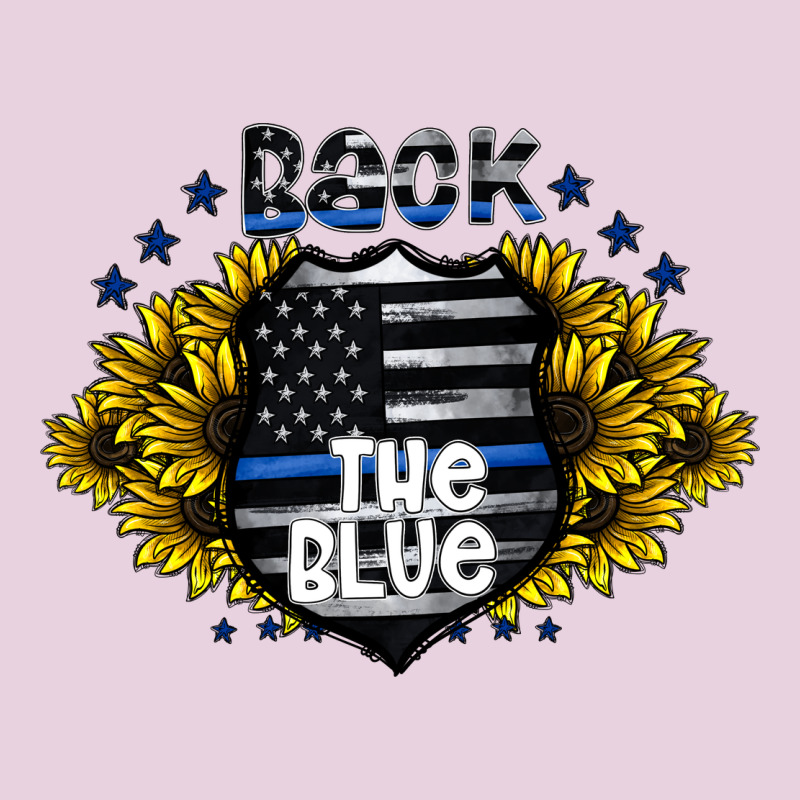 Back The Blue Ladies Tee by CowhideDigitalArt | Teevron