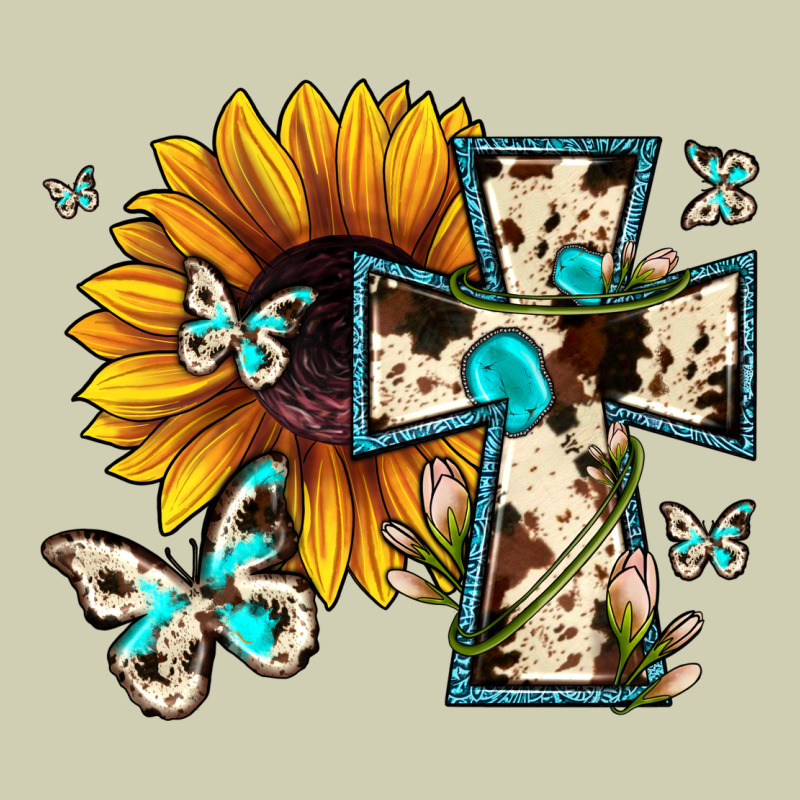 Cross With Sunflower Heavy Core Tee by JahusDesignShop | Teevron