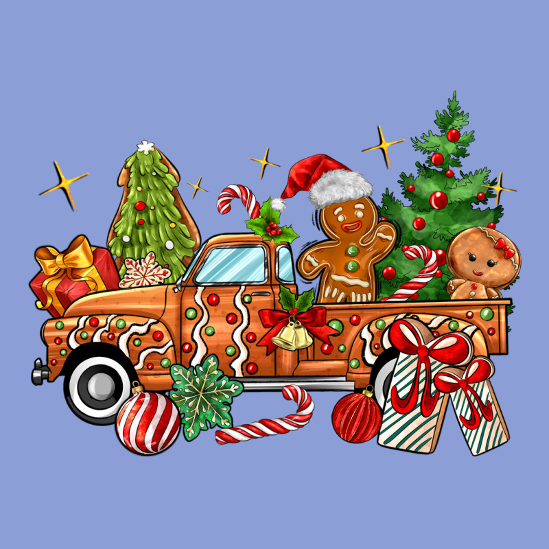 Christmas Gingerbread Truck Long Sleeve Tee by MaliasSmallBusiness | Teevron