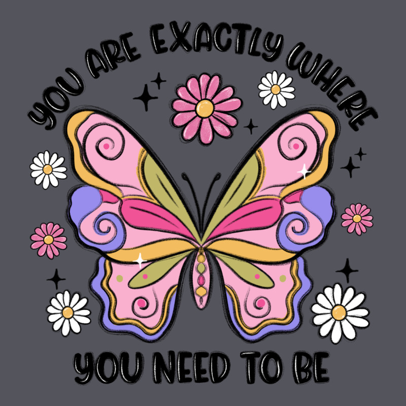 You Are Exactly Where You Need To Be Vintage Hoodie by MaliasSmallBusiness | Teevron