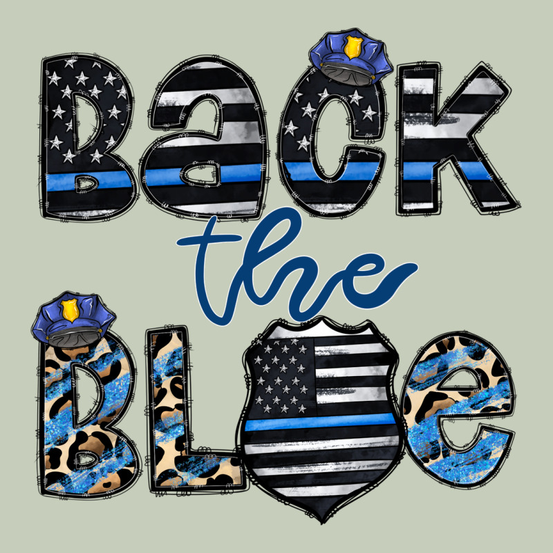 Back The Blue1 Ladies Tee by CowhideDigitalArt | Teevron