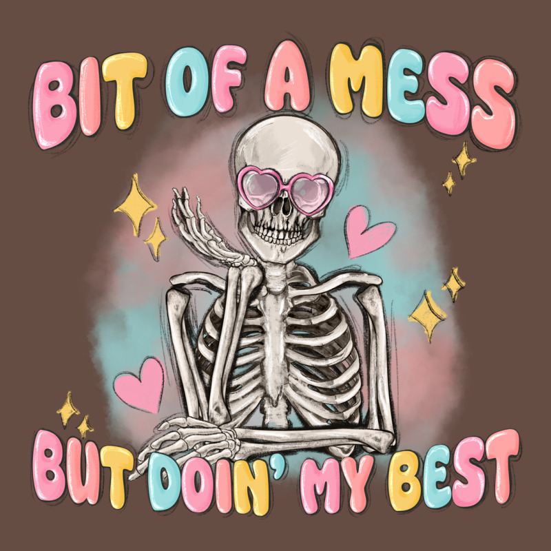 Bit Of A Mess But Doing My Best Long Sleeve Tee by MaliasSmallBusiness | Teevron