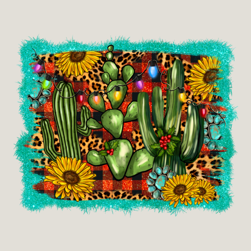 Cactus Christmas Heavy Core Tee by BarkalooDesign | Teevron
