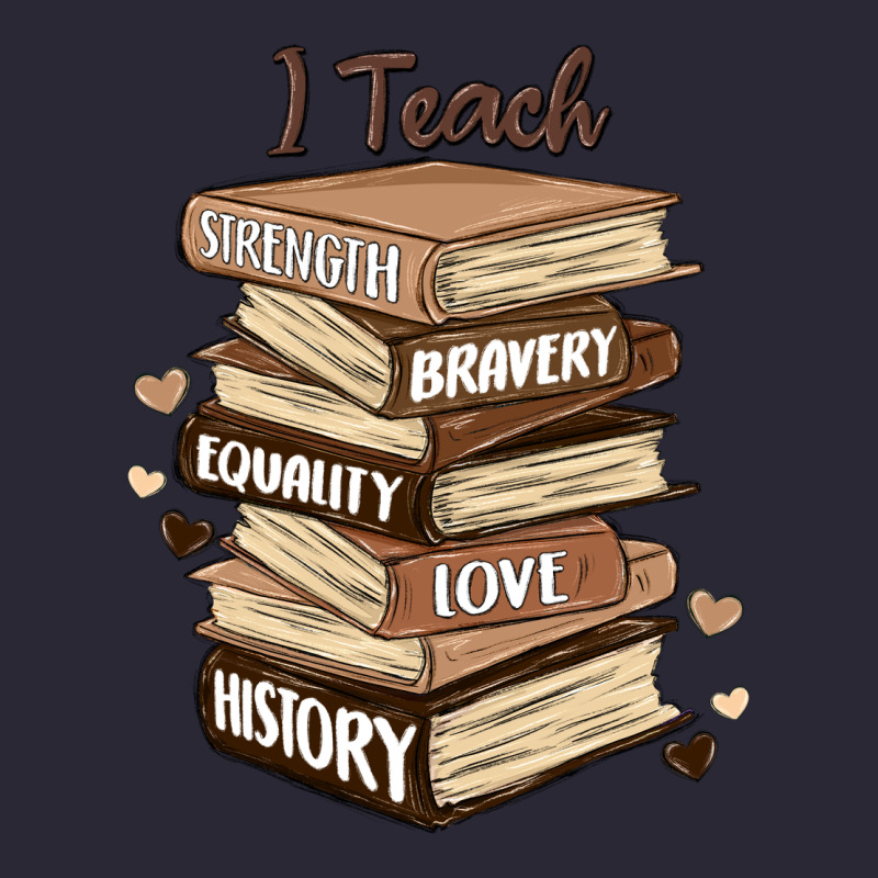 I Teach Strength Bravery Equality Love History Vintage Tee by MaliasSmallBusiness | Teevron