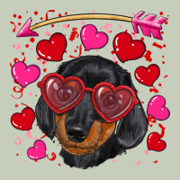 Valentine's Day  Dachshund Puppy Ladies Tee | Teevron