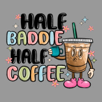 Half Baddie Half Coffee Vintage Hoodie | Teevron