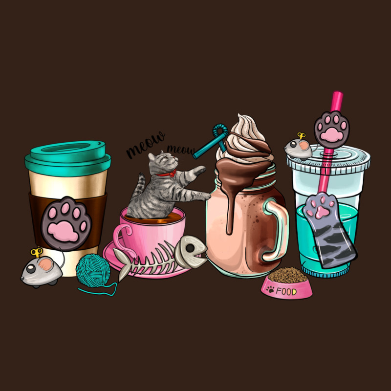 Cat  Coffee Cup Heavy Core Tee by AdoDesignShop | Teevron