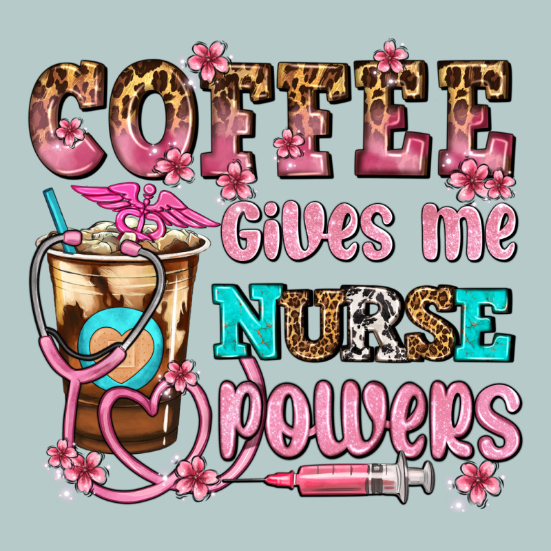 Coffee Gives Me Nurse Power Heavy Core Tee by AdoDesignShop | Teevron