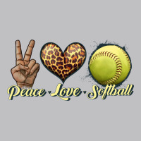 Peace Love Softball Long Sleeve Tee | Teevron