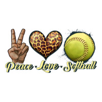 peace love softball | Teevron