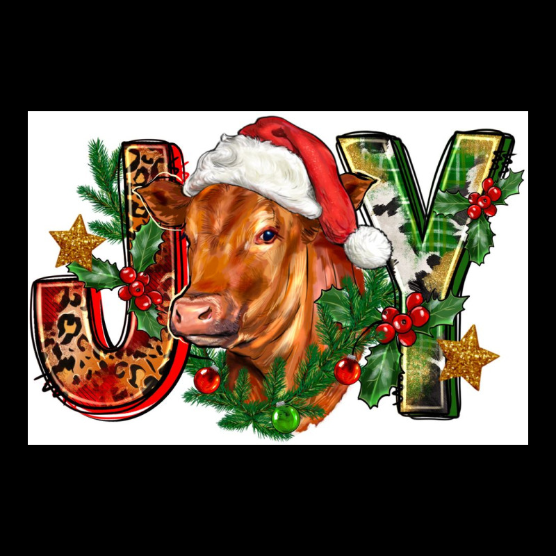 Christmas Heifer Joy Ladies Tee by FaDigitalArtStudio | Teevron