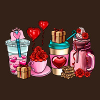 Valentines Day Roses Coffee Cups Heavy Core Tee | Teevron