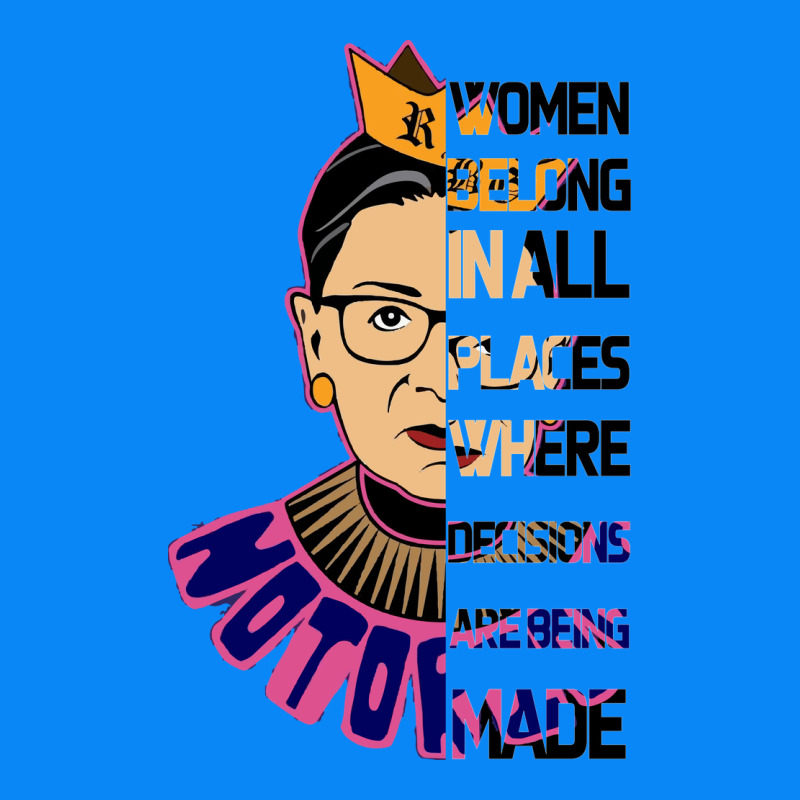 Rbg Ruth Bader Ginsburg Women Belong In All Places Zipper Hoodie by Bettercallsaul | Teevron