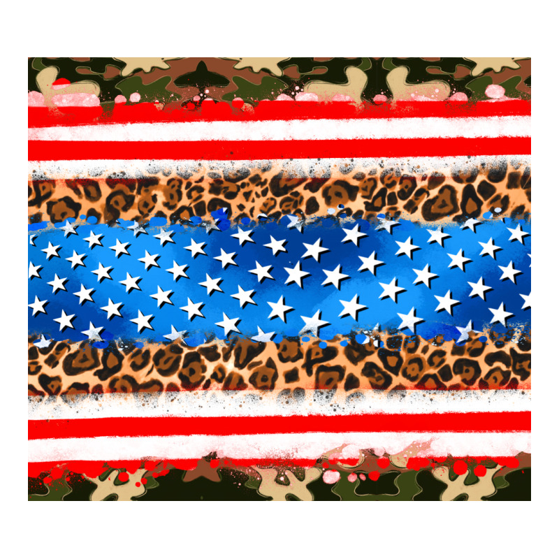 Usa Camouflage American Flag Premium Tee by AdoDesignShop | Teevron