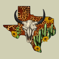 Bull Skull Texas Map Western Heavy Core Tee | Teevron