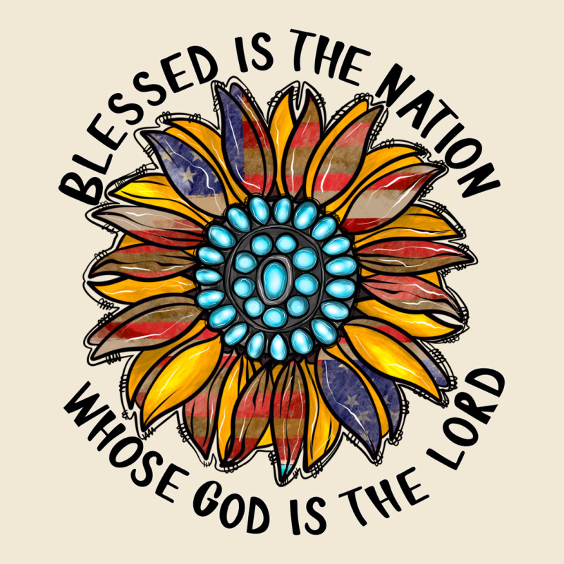 Blessed Is The Nation Whose God Is The Lord Ladies Tee by CowhideDigitalArt | Teevron