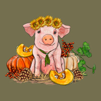 Fall Pig Vintage Hoodie | Teevron