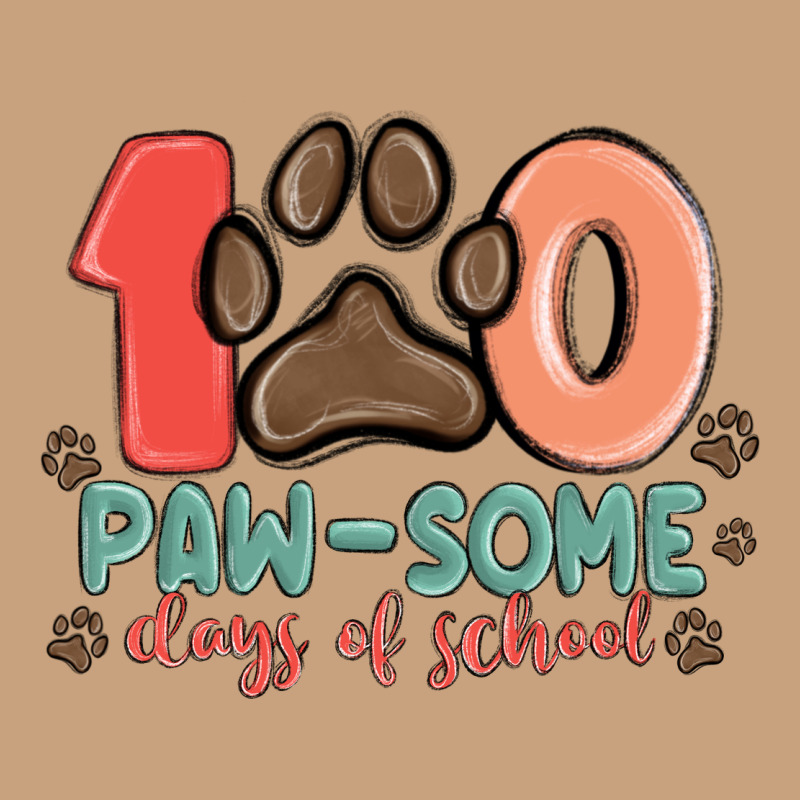 100 Pawsome Days Of School Vintage Tee by MaliasSmallBusiness | Teevron