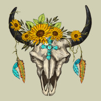 Bull Skull Western Heavy Core Tee | Teevron