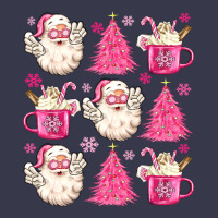 Retro Doodle Pink Christmas Long Sleeve Tee | Teevron