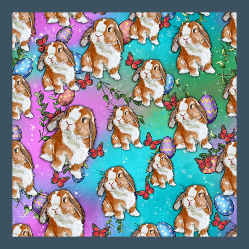 Easter Bunny With Truck Seamless Pattern Urban Hoodie by BundleAndBundleShop | Teevron