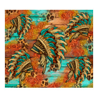 indian headdress pattern tumbler | Teevron