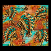 Indian Headdress Pattern Tumbler Ladies Tee | Teevron