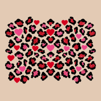 Valentines Day Leopard And Heart Background Urban Hoodie | Teevron