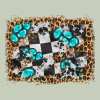 Race Leopard And Gemstone Background Ladies Tee | Teevron
